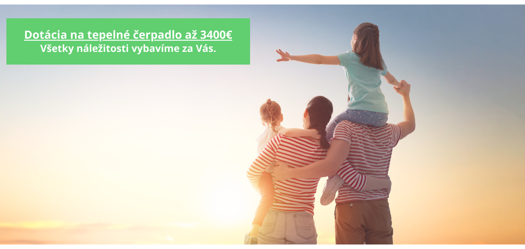 Tepelné čerpadlo s dotáciou